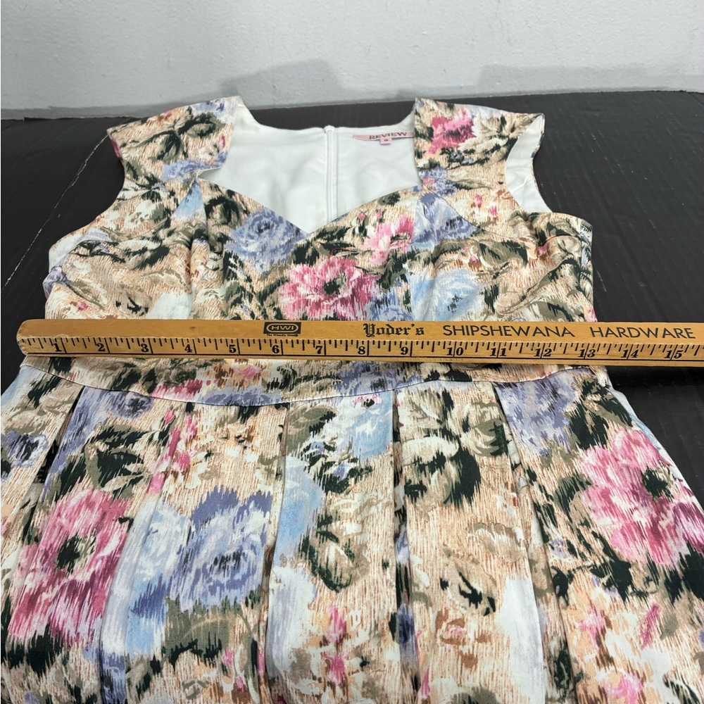 Review Australia Floral Sleeveless Dress size 10 - Picture 6 of 9